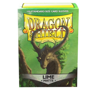 Sleeves - Dragon Shield - Box 100 - Matte Lime