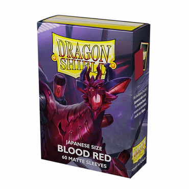 Sleeves - Dragon Shield Japanese - Box 60 - Blood Red Matte