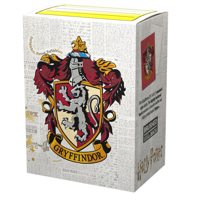 Sleeves - Dragon Shield - Box 100 - MATTE Art - WizardingWorld Gryffindor