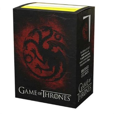 Sleeves - Dragon Shield - Box 100 - Matte Art - Game of Thrones - House Targaryen