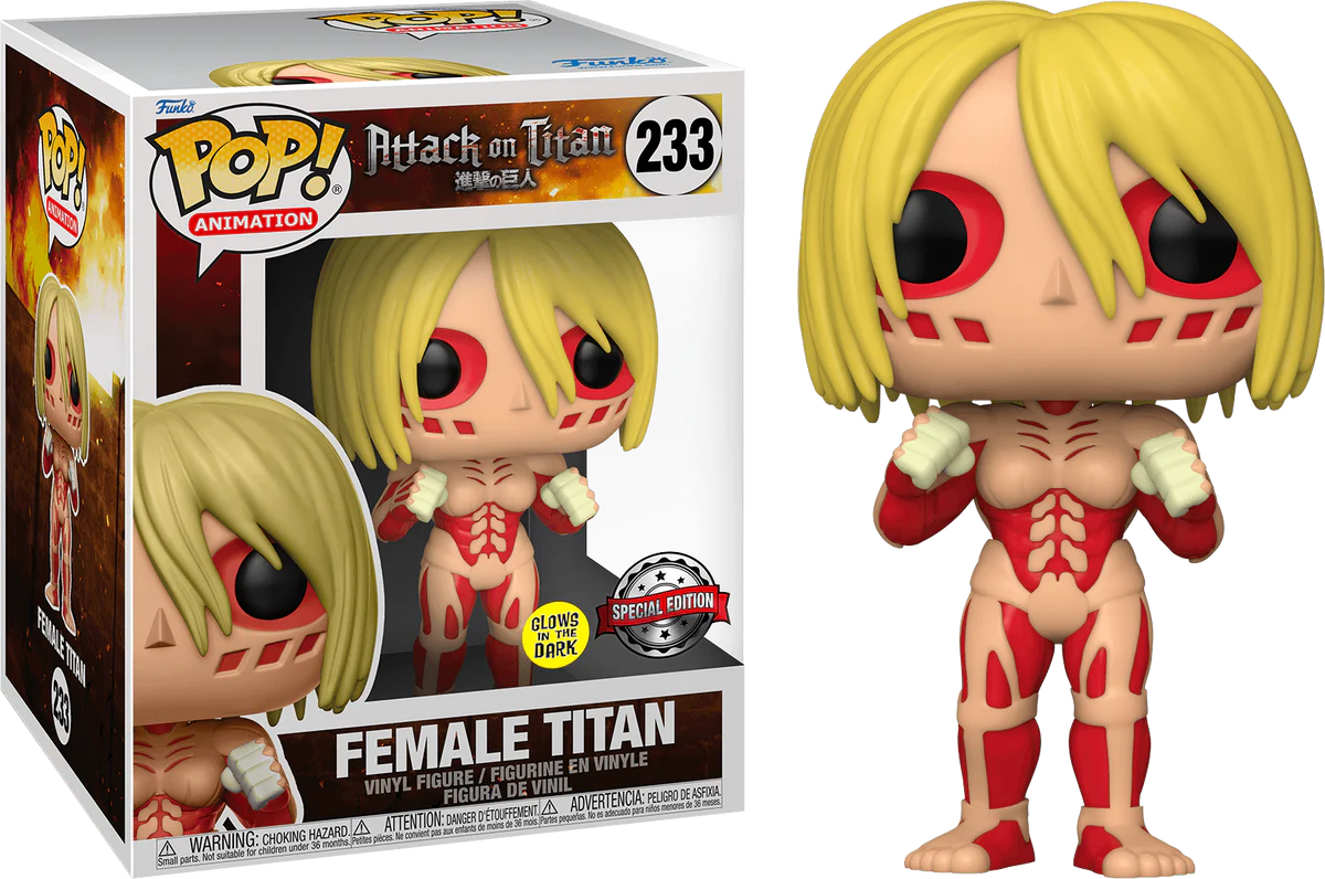Female Titan (Special Edition) (Glow in the Dark) #233 Attack on Titan Pop! Vinyl