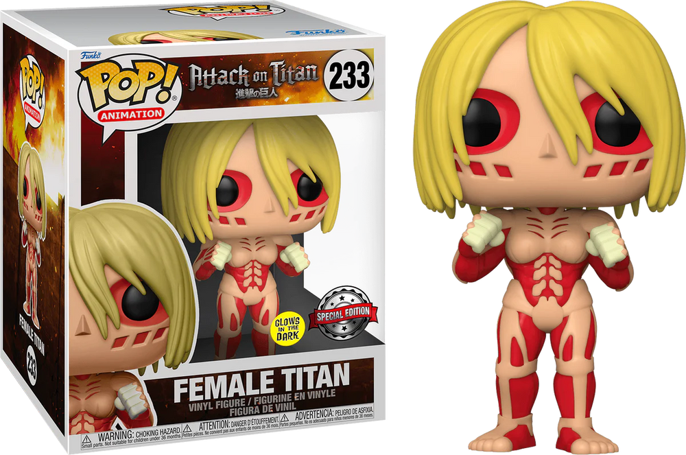 Female Titan (Special Edition) (Glow in the Dark) #233 Attack on Titan Pop! Vinyl