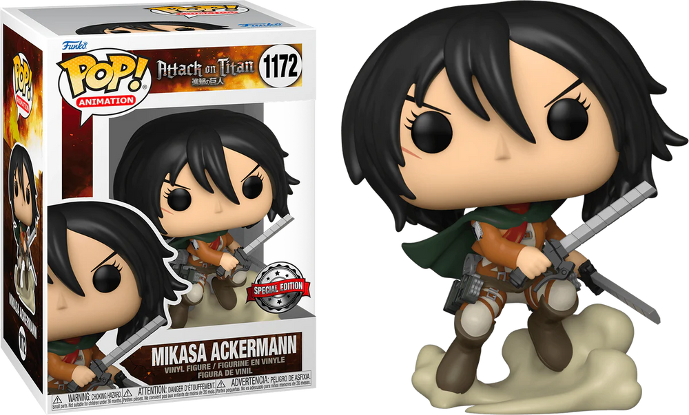 Mikasa Ackermann (Special Edition) #1172 Attack on Titan Pop! Vinyl