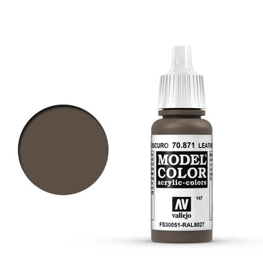 Vallejo Model Colour - Leather Brown 17 ml