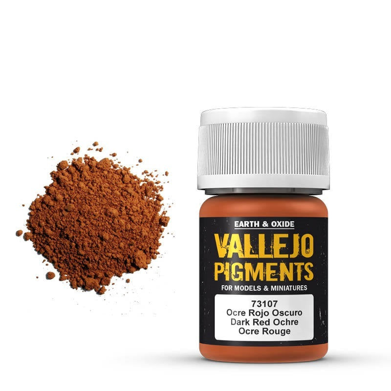 Vallejo Pigments - Dark Red Ochre 30 ml