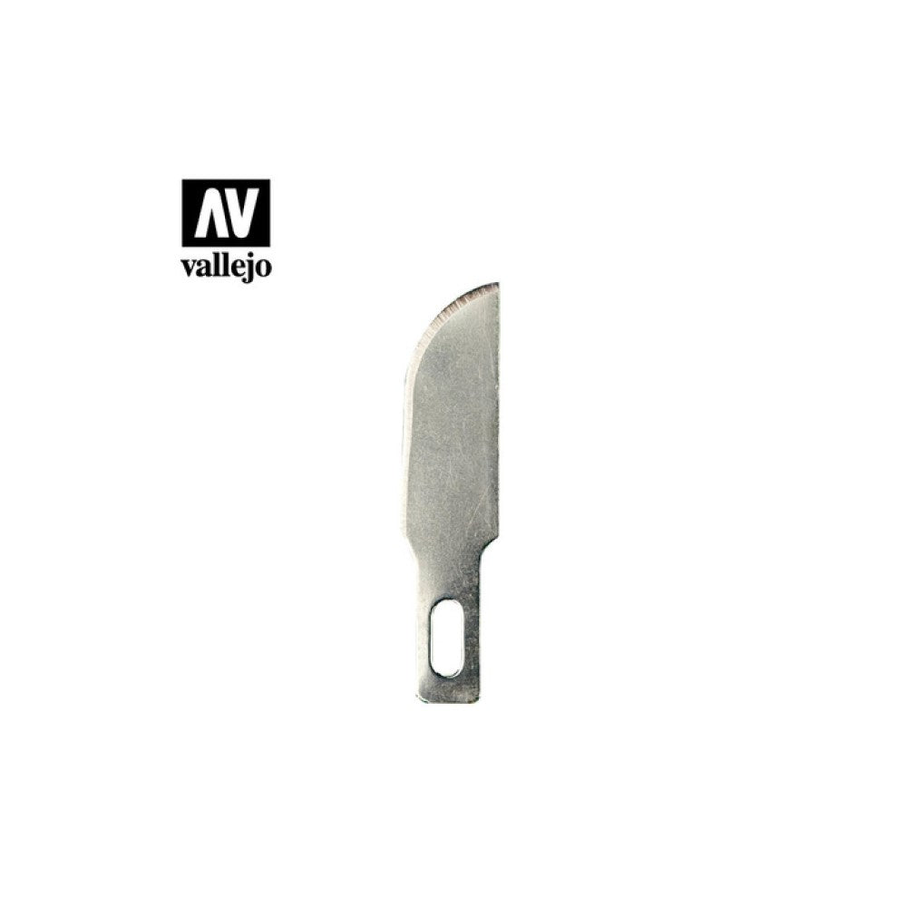 Vallejo Hobby Tools - #10 General Purpose Curved blades (5) - for no.1 handle