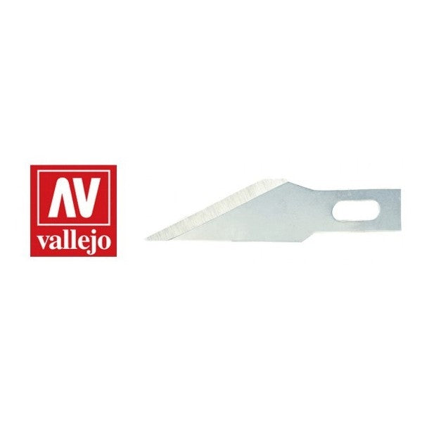 Vallejo Hobby Tools - #11 Classic Fine Point Blades (5) - for no.1 handle