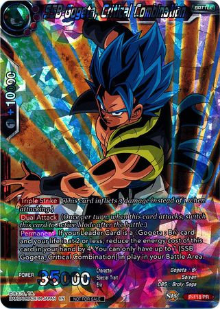 SSB Gogeta, Critical Combination [P-118]