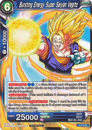 Bursting Energy Super Saiyan Vegito [P-014]