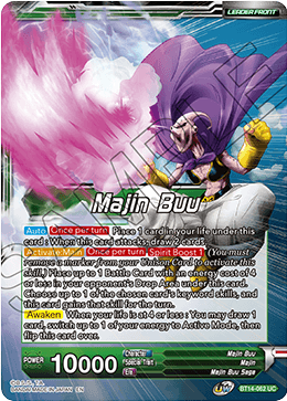 Majin Buu // Majin Buu, Unadulterated Might [BT14-062]