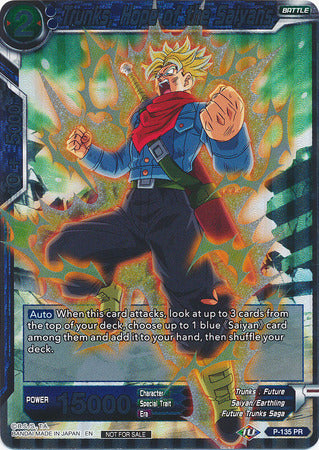 Trunks, Hope of the Saiyans (Series 7 Super Dash Pack) [P-135]
