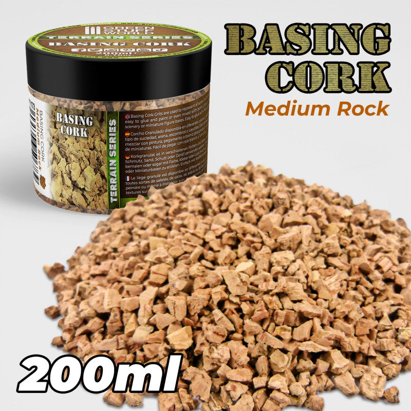 Basing Cork Grit - THICK - 200ml - Green Stuff World