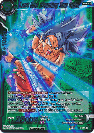 Last One Standing Son Goku (Event Pack 2 - 2018) [EX03-14]