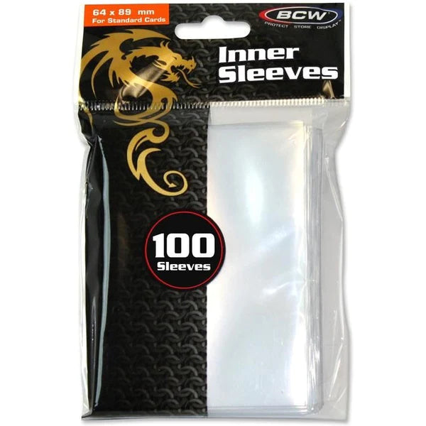 BCW Inner Sleeves Standard Clear (Pro fit)