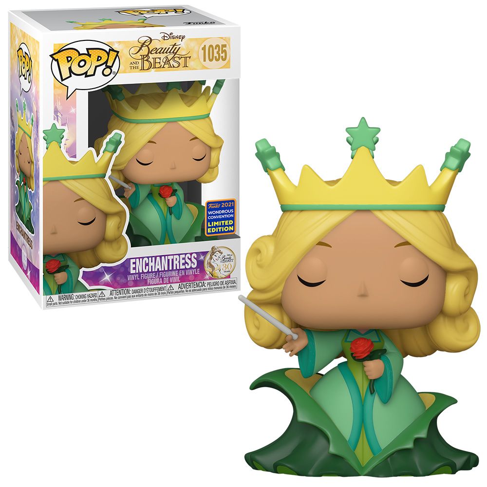 Enchantress (2021 Wondrous Convention) #1035 Beauty and the Beast Pop! Vinyl