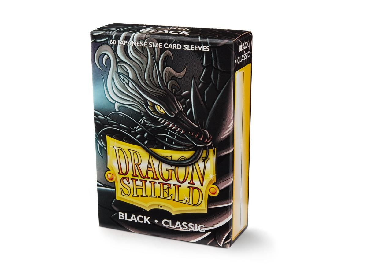 Sleeves - Dragon Shield Japanese - Box 60 - Classic Black