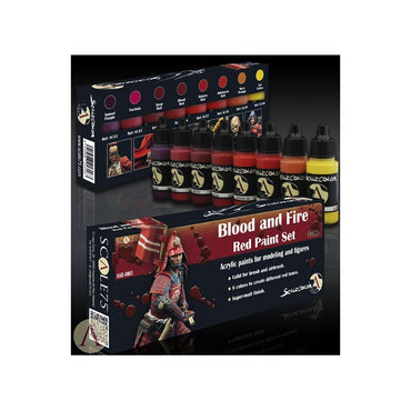 Scale 75 Blood & Fire Red Paint Set