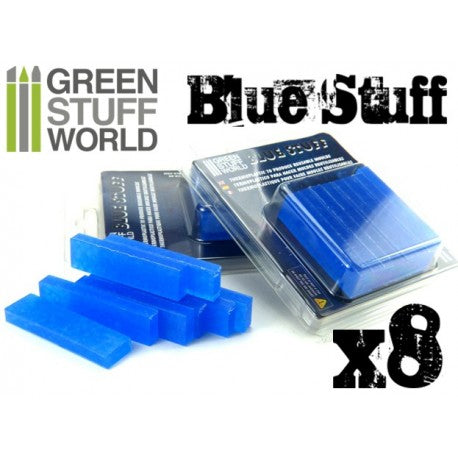 Blue Stuff Mold 8 bars - Green Stuff World