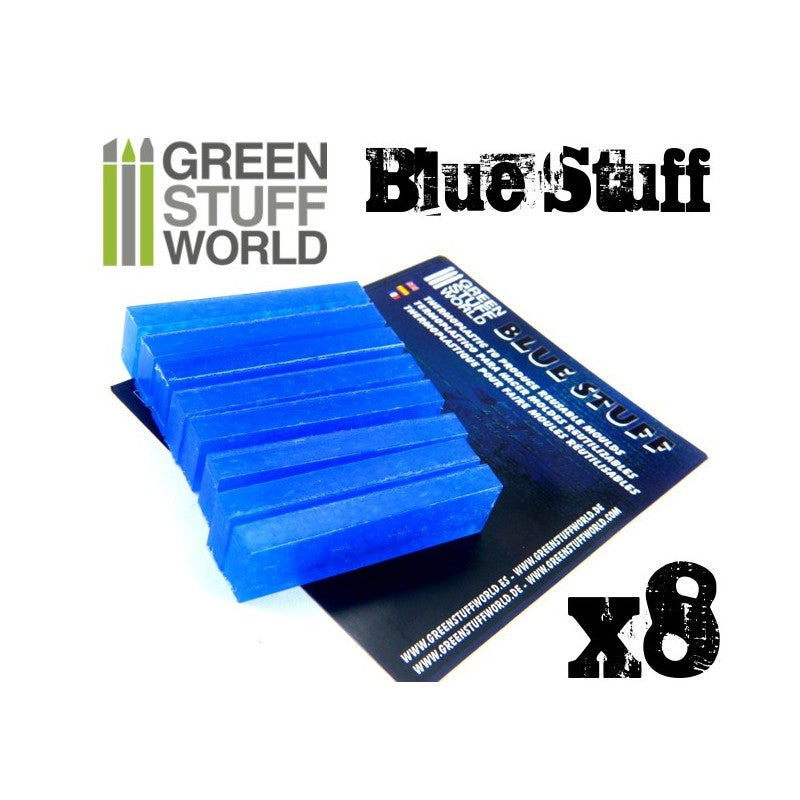 Blue Stuff Mold 8 bars - Green Stuff World