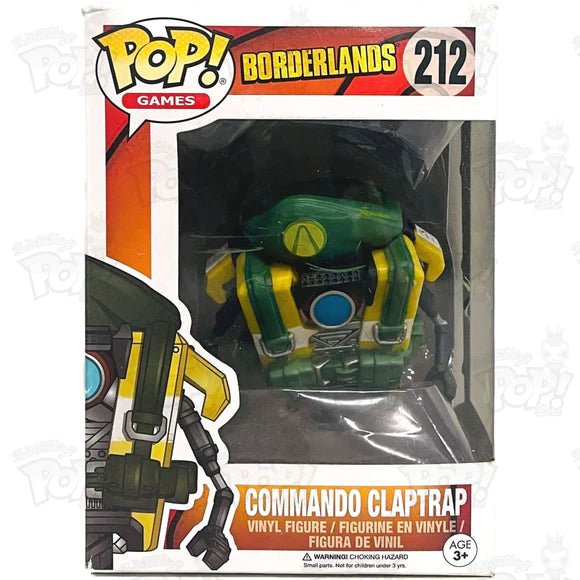 Commando Claptrap #212 Borderlands Pop! Vinyl