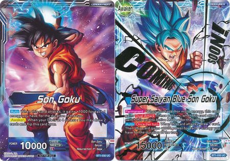 Son Goku // Super Saiyan Blue Son Goku (Hot Stamped) [BT1-030]