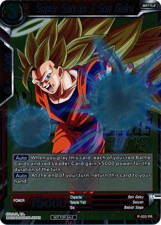 Super Saiyan 3 Son Goku (Metallic Foil) (Event Pack 2018) [P-003]