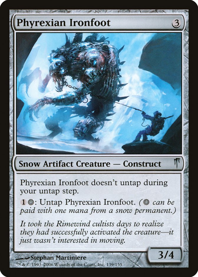 Phyrexian Ironfoot [Coldsnap]