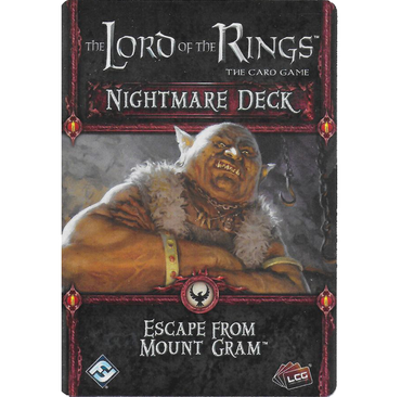 Lord of the Rings LCG Escape from Mount Gram Nightmare Deck