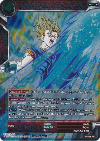 Vegito, Here to Save the Day [P-021]