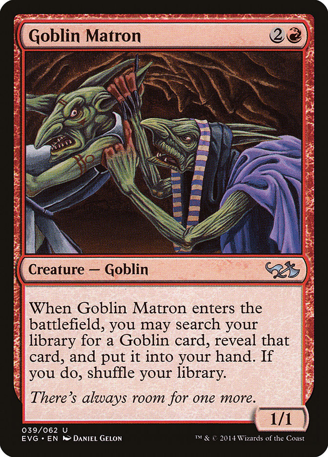 Goblin Matron (Elves vs. Goblins) [Duel Decks Anthology]