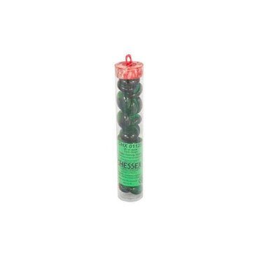 CHX 1125 Dark Green Glass Stones (Qty 23-27) in 4 Tube