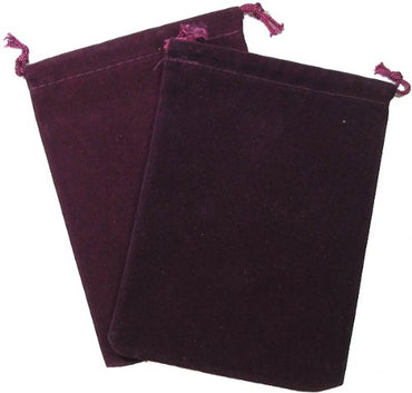 CHX 2393 Suedecloth Bag (L) - Burgundy