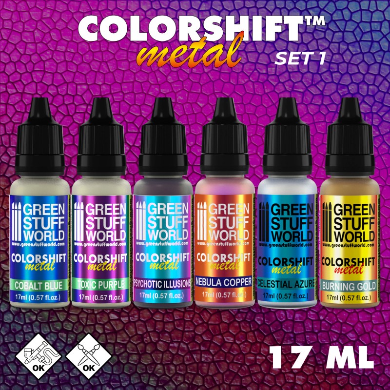 Chameleon Acrylic Paint Set 1 - Colorshift Metal - Green Stuff World