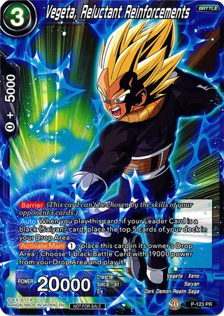 Vegeta, Reluctant Reinforcements (Power Booster) [P-123]