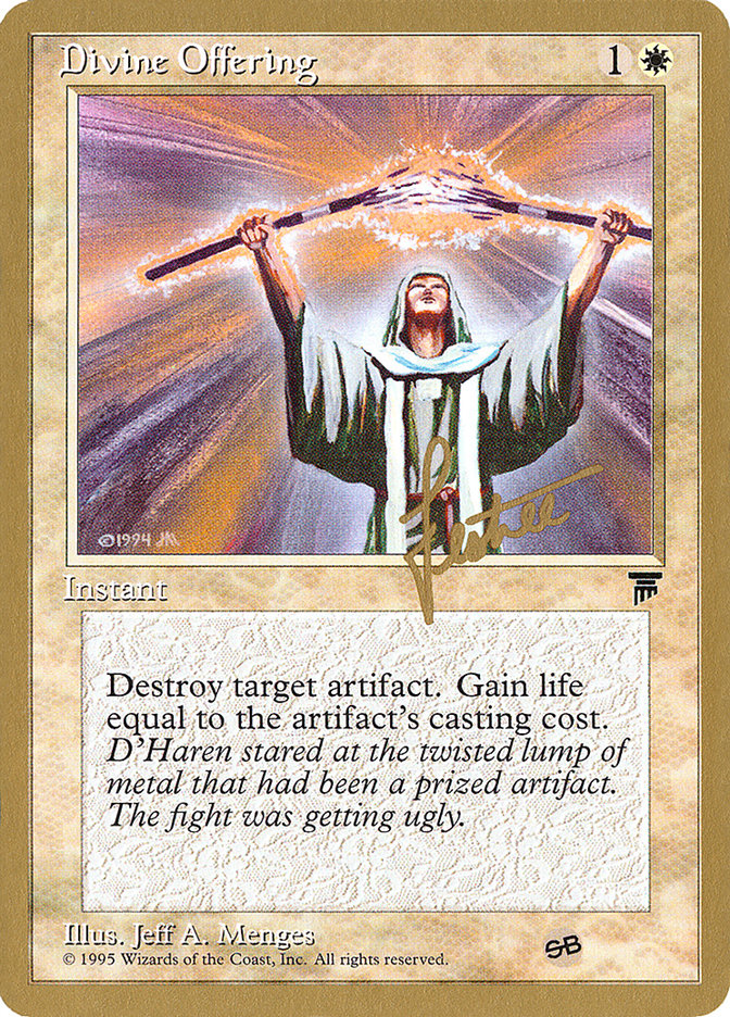 Divine Offering (Bertrand Lestree) (SB) [Pro Tour Collector Set]