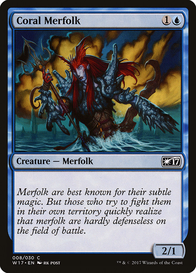 Coral Merfolk [Welcome Deck 2017]