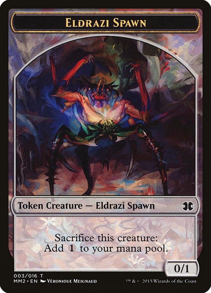 Eldrazi Spawn Token (003/016) [Modern Masters 2015 Tokens]