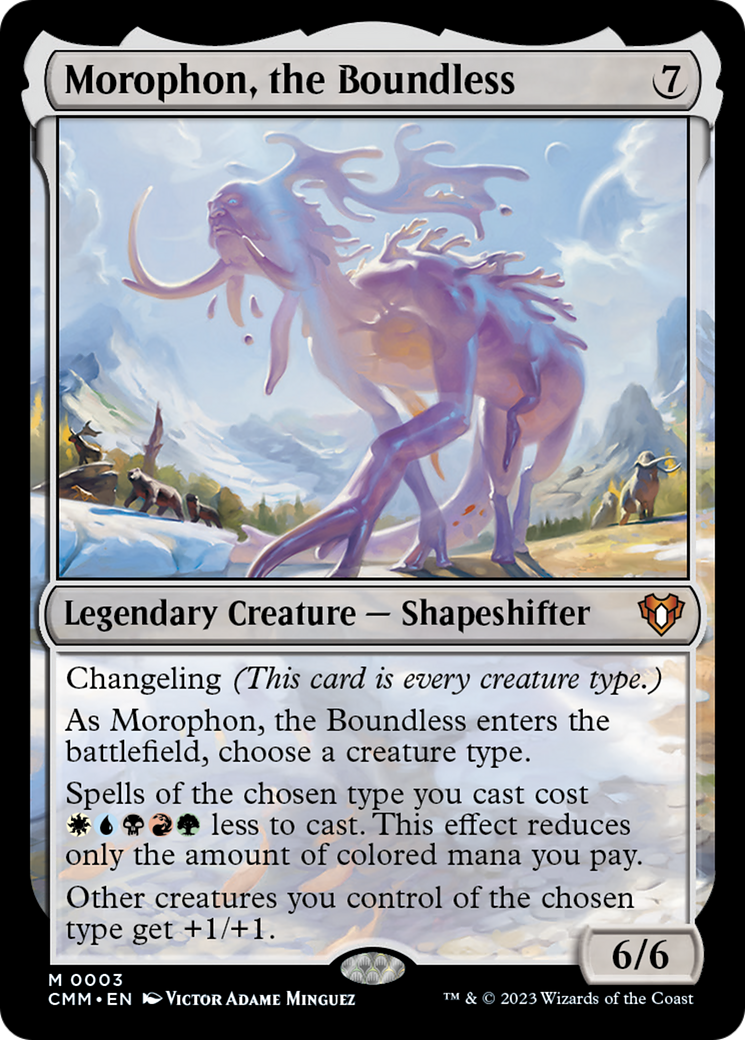 Morophon, the Boundless [Commander Masters]