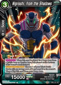 Nigrisshi, from the Shadows (Divine Multiverse Draft Tournament) [DB2-151]