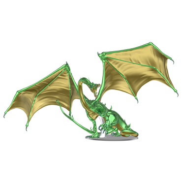 D&D Icons of the Realms Adult Emerald Dragon Premium Figure