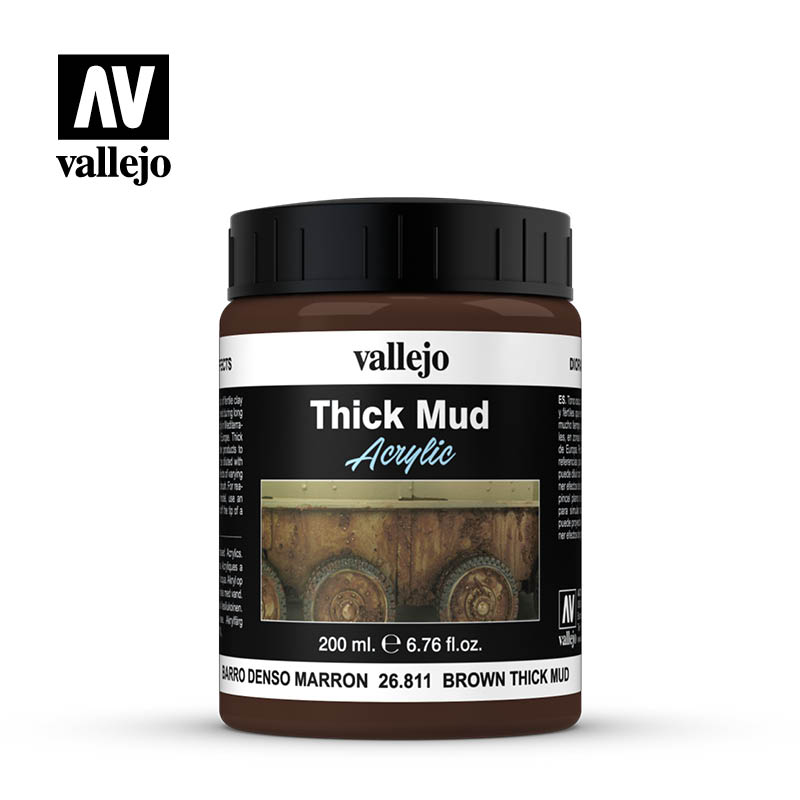 Vallejo Diorama Effects - Brown Thick Mud 200ml