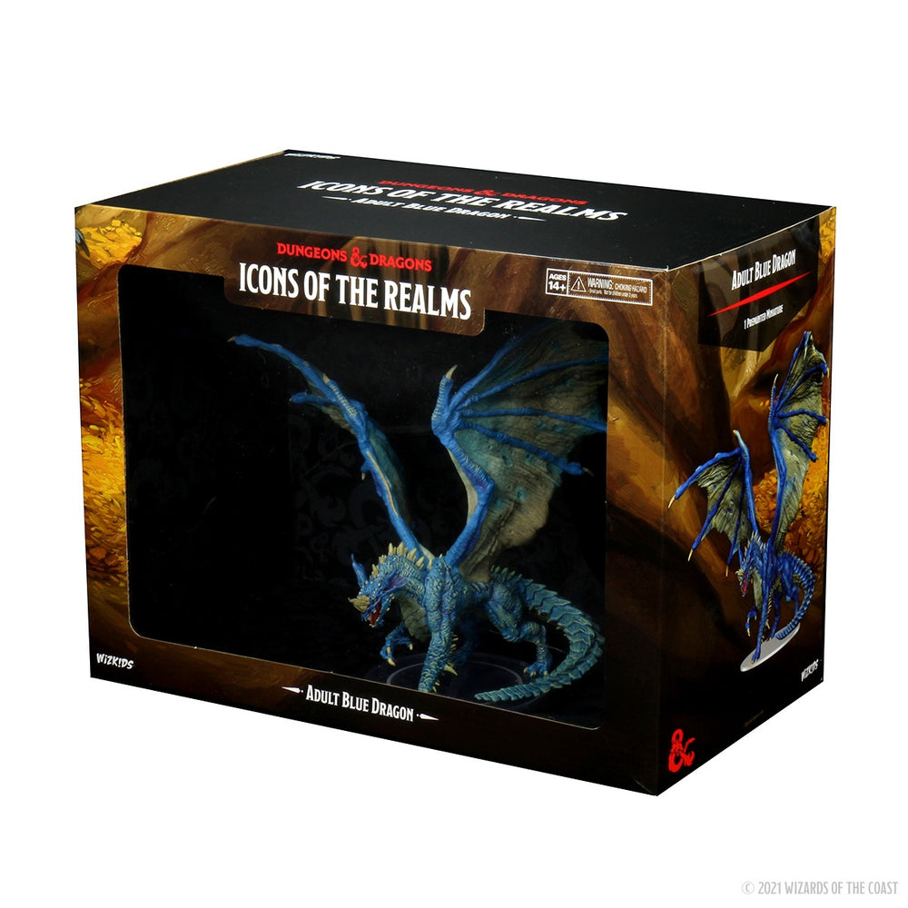 D&D Icons of the Realms Adult Blue Dragon Premium Figure