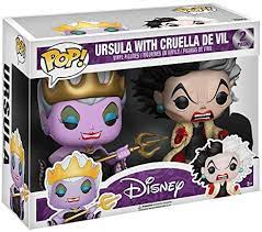 Ursula with Cruella De Vil 2 Pack Disney Pop! Vinyl