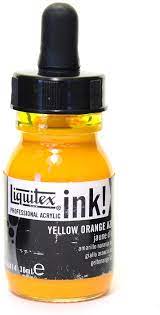 Liquitex Acrylic Ink Yellow Orange Azo