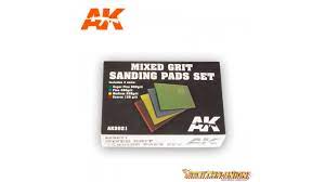 AK-Interactive: Mixed Grit Sanding Pads Set