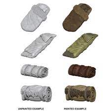 WizKids Deep Cuts Unpainted Miniatures Bedrolls