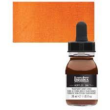 Liquitex Acrylic Ink Transparent Burnt Sienna