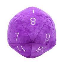 Dungeons & Dragons D20 Jumbo Purple Plush