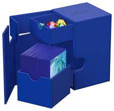 Ultimate Guard Flip n Tray 100+ XenoSkin Monocolor Blue Deck Box