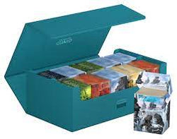 Ultimate Guard Arkhive Flip Case 800+ Standard Size XenoSkin Monocolour Petrol Deck Box